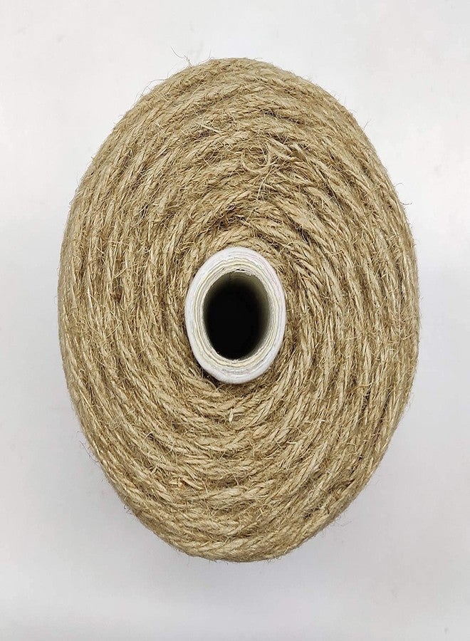 Bobbiny Natural Round Braided Jute Twine Rope Linen Twine Rustic String Cord DIY Rope Party Wedding Gift Wrapping Cords Thread and Other Projects | Brown | 4mm, 20 Meters - Image 3